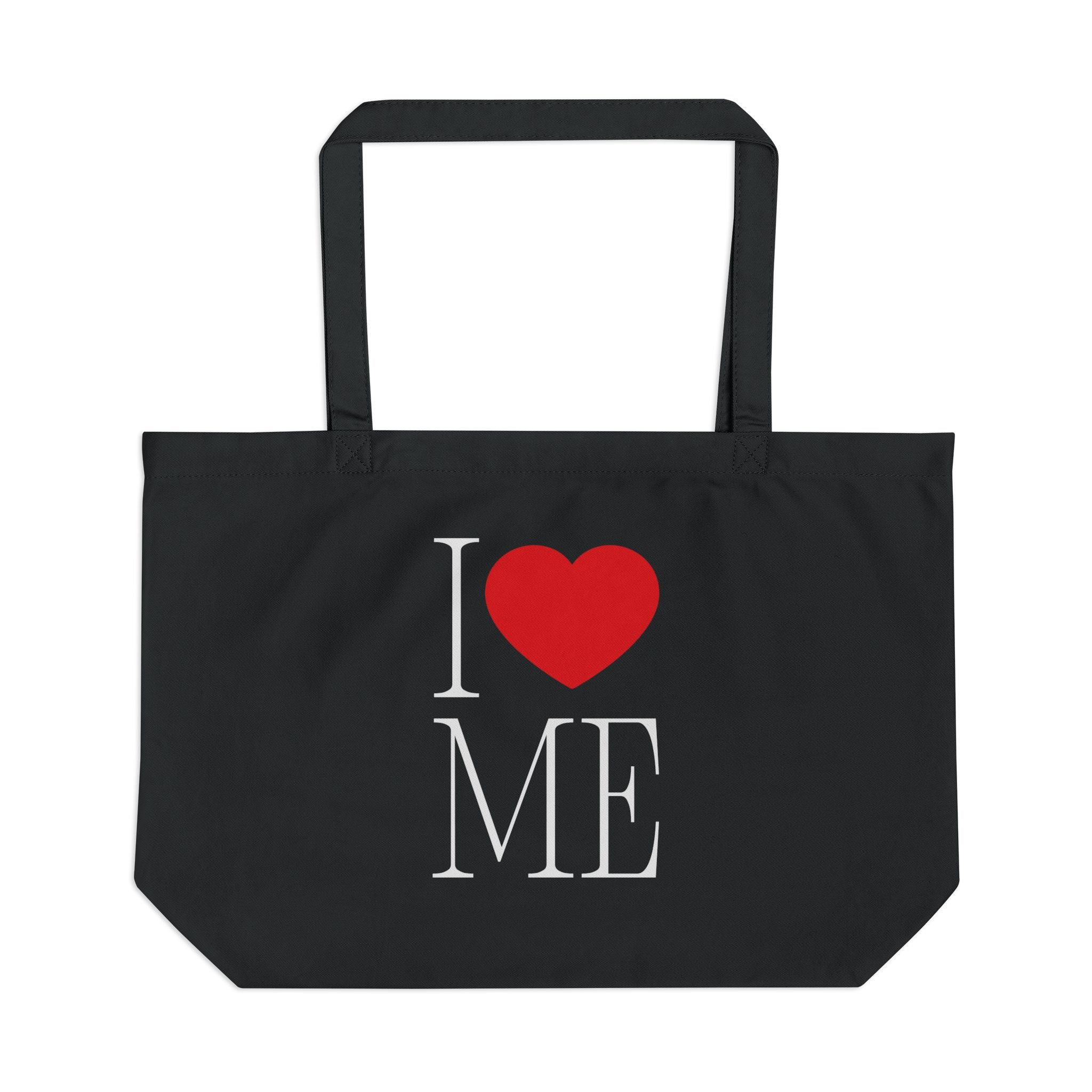 I Heart Me – Large Eco Canvas Tote