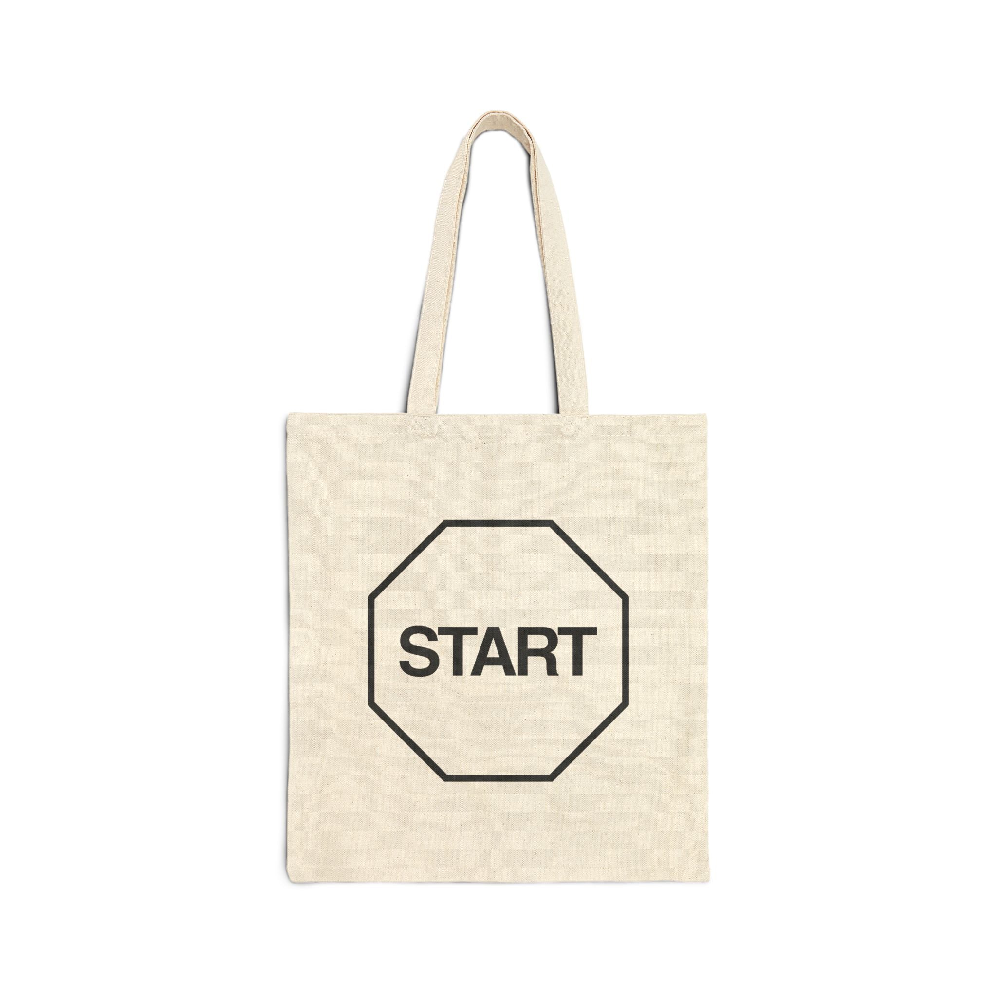 Start – Cotton Canvas Tote Bag
