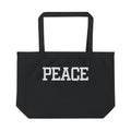 Peace – Large Eco Canvas Tote