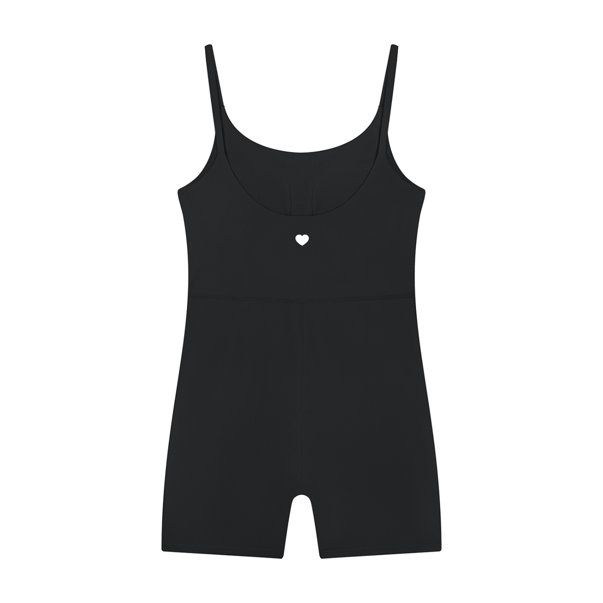 7722 (White Heart) – Women’s U-Neck Yoga Romper