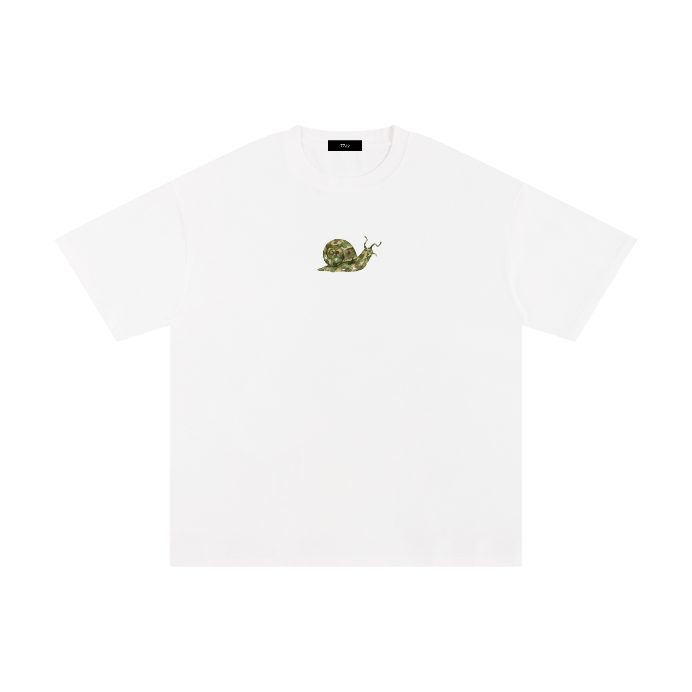 Harold the Snail (Watercolor) – Unisex Pure Cotton Tee