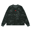 7722 (Red Heart) – Waffle Boxy Long Sleeve Tee