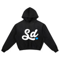 SD 💙 LA – Unisex Sunfade Boxy Hoodie