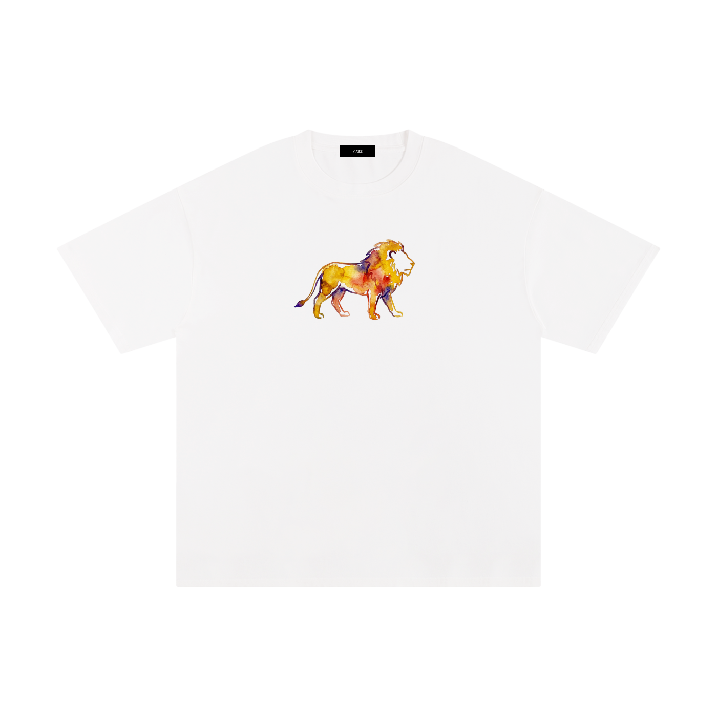 Mick the Leo (Watercolor) – Unisex Pure Cotton Tee