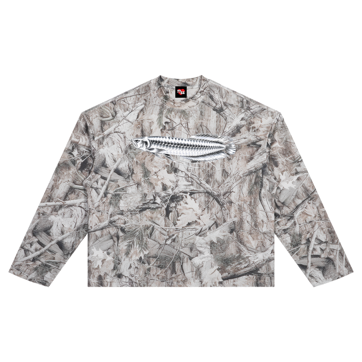 Cá Rồng – Unisex Tree Camo Waffle T-Shirt