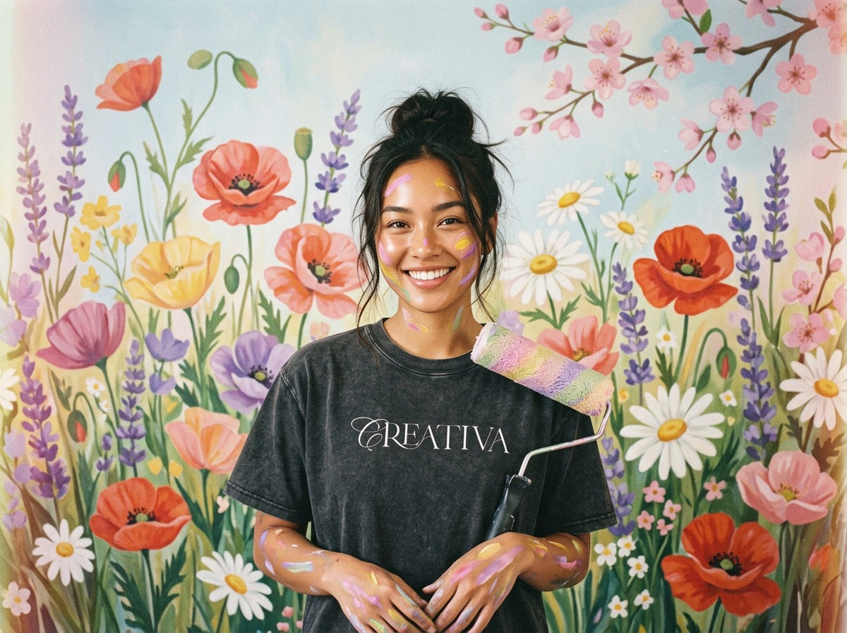 Creativa – Mineral Wash Boxy Cotton Tee