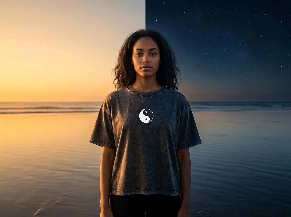 Balance – Mineral Wash Boxy Cotton Tee