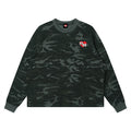 7722 (Red Heart) – Waffle Boxy Long Sleeve Tee