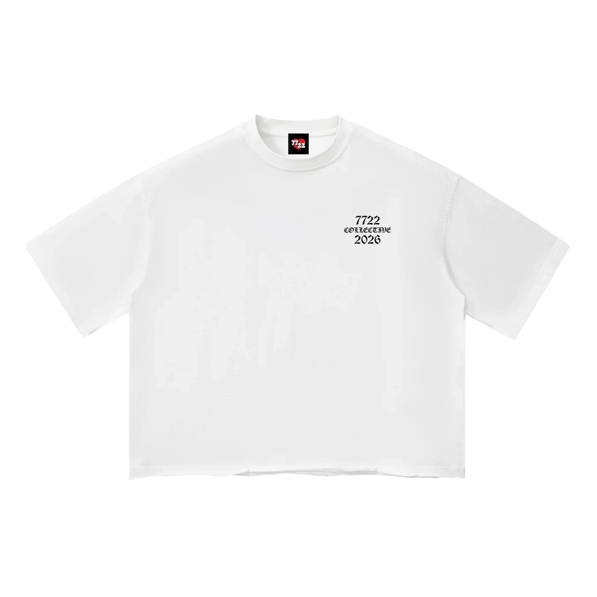 7722 Collective (2026) – Unisex Vintage Wash Boxy Tee
