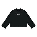 Namaste – Mock Neck Raw Edge Boxy Sweatshirt