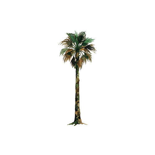 A Standard Palm Tree (Camo Watercolor) – Unisex Pure Cotton Tee