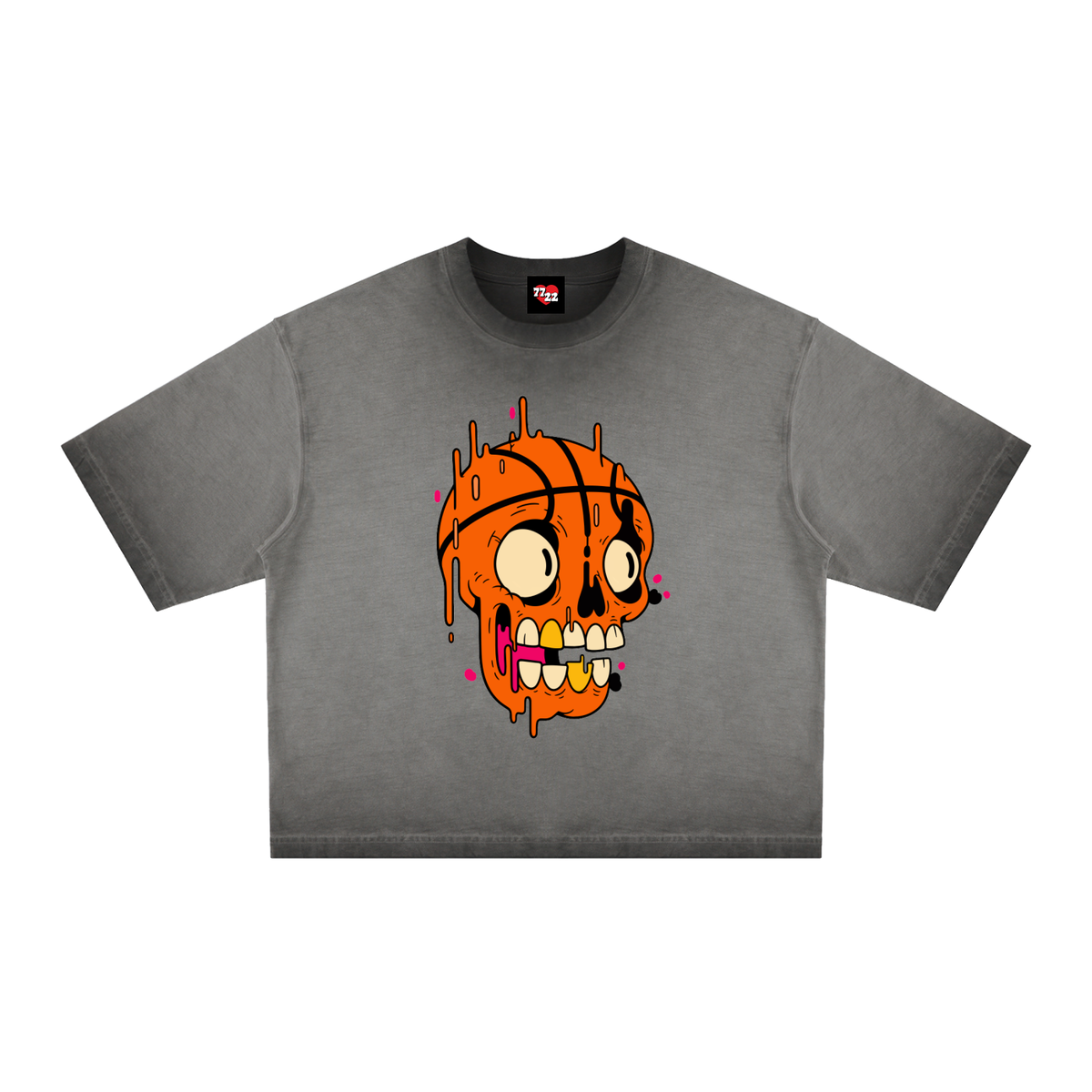 Esqueleto – Unisex Reverse Dyed Boxy Tee