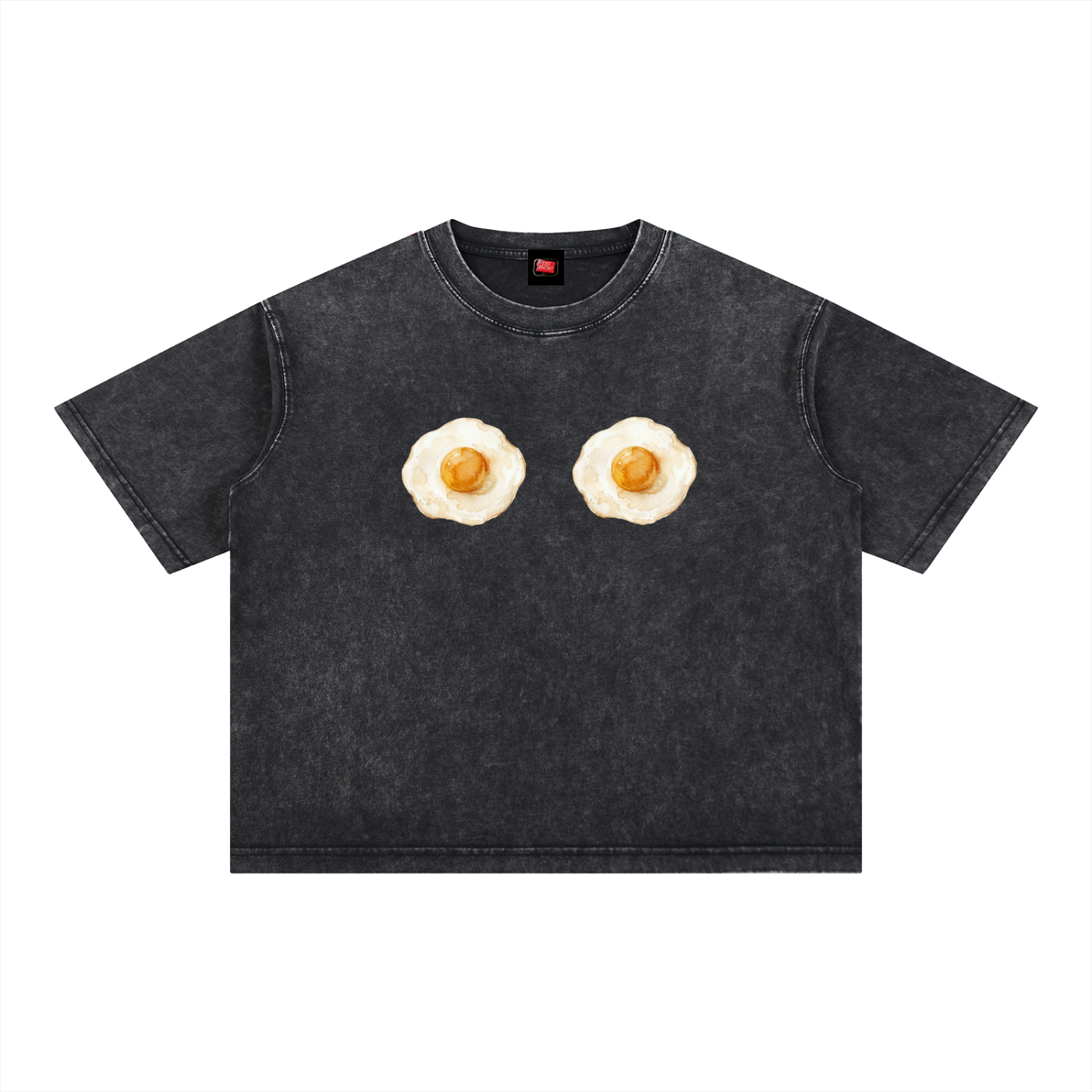 Huevos – Mineral Wash Boxy Cotton Tee