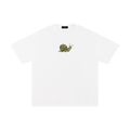 Harold the Snail (Camouflage Watercolor) – Unisex Pure Cotton Tee