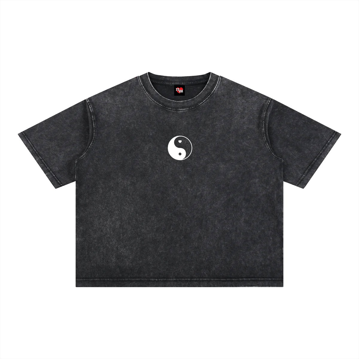 Balance – Unisex Mineral Wash Boxy Cotton Tee