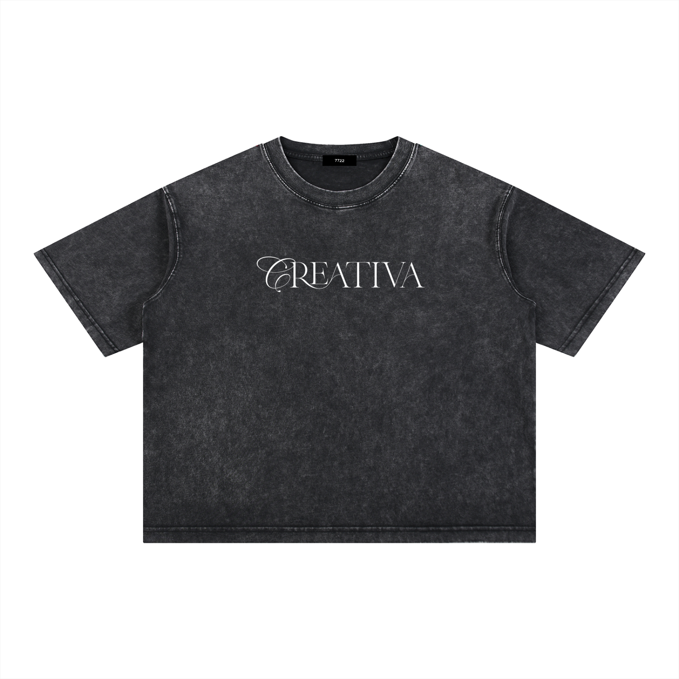 Creativa – Mineral Wash Boxy Cotton Tee