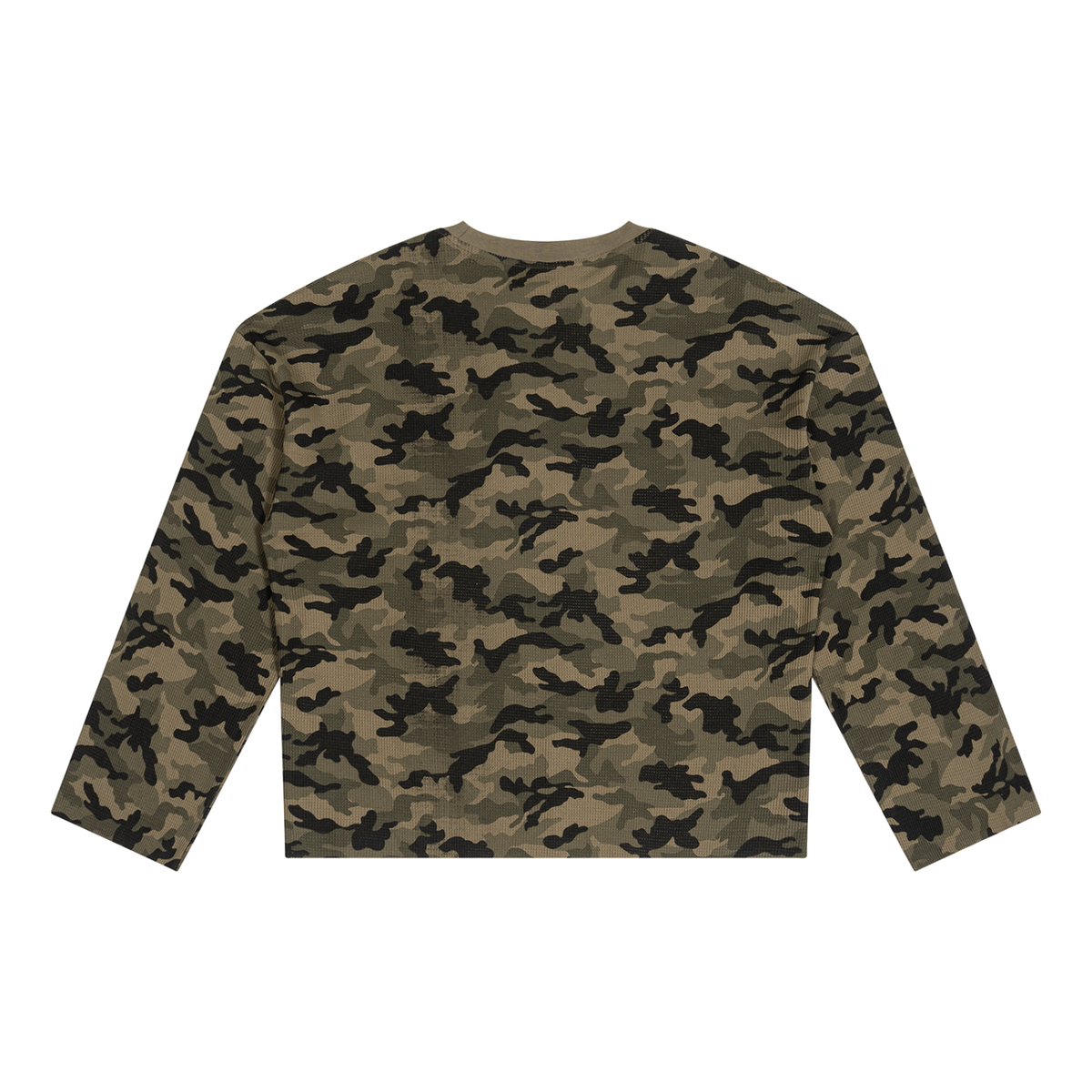 SD 💙 LA – Unisex Camo Waffle Raw Edge Tee