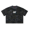 SD 💙 LA - Unisex Camo Boxy Tee