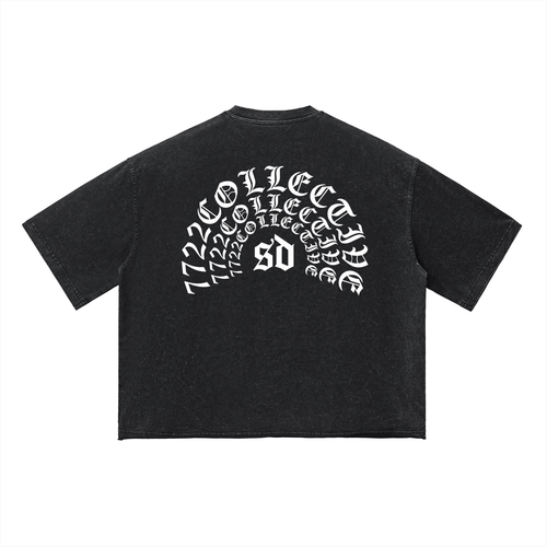 7722 Collective (SD) – Unisex Vintage Wash Boxy Tee