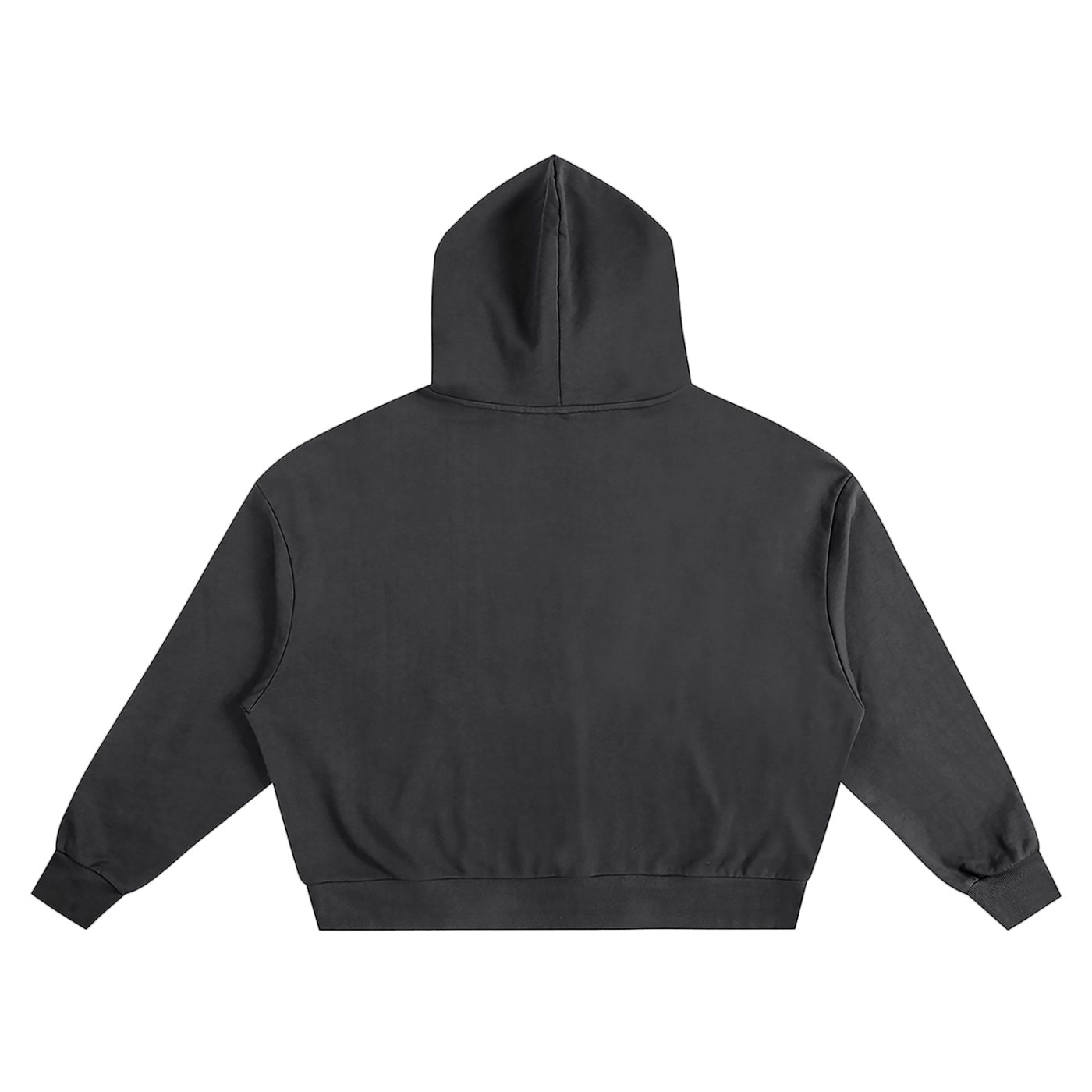 Black hoodie on a white background
