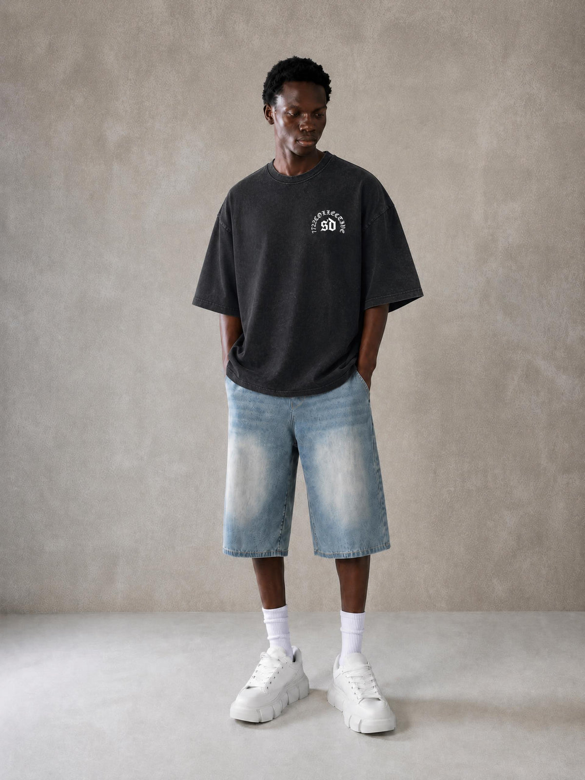 7722 Collective (SD) – Unisex Vintage Wash Boxy Tee