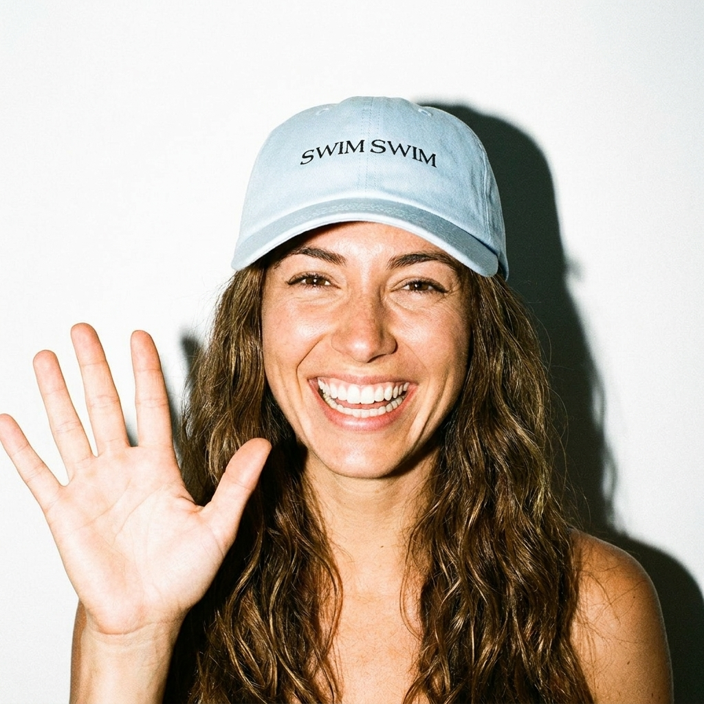 Swim Swim – Embroidered Dad Cap